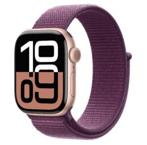 Smartwatch Apple Watch 10 GPS, Carcasa Rose Gold Aluminium 42mm, ecran LTPO OLED, 64GB
