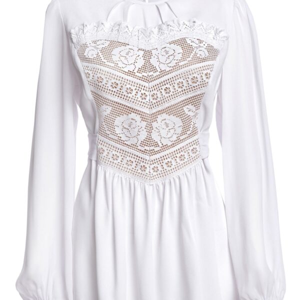 Bluza Alba cu Corset Integrat - IIANA