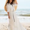 Bluza Alba Maramu cu Broderie Tridimensionala - IIANA