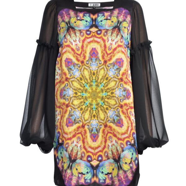 Bluza Lunga  din Matase Naturala Mandala - IIANA