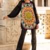 Bluza Lunga  din Matase Naturala Mandala - IIANA