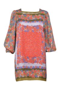 Bluza Multicoloara Muse din Matase Naturala