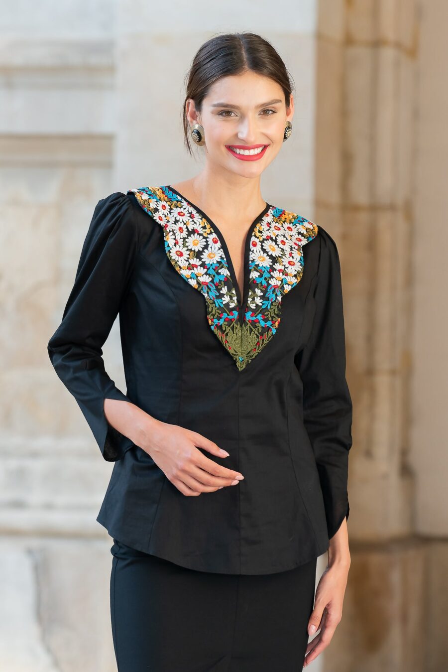 Camasa Neagra Flora - IIANA