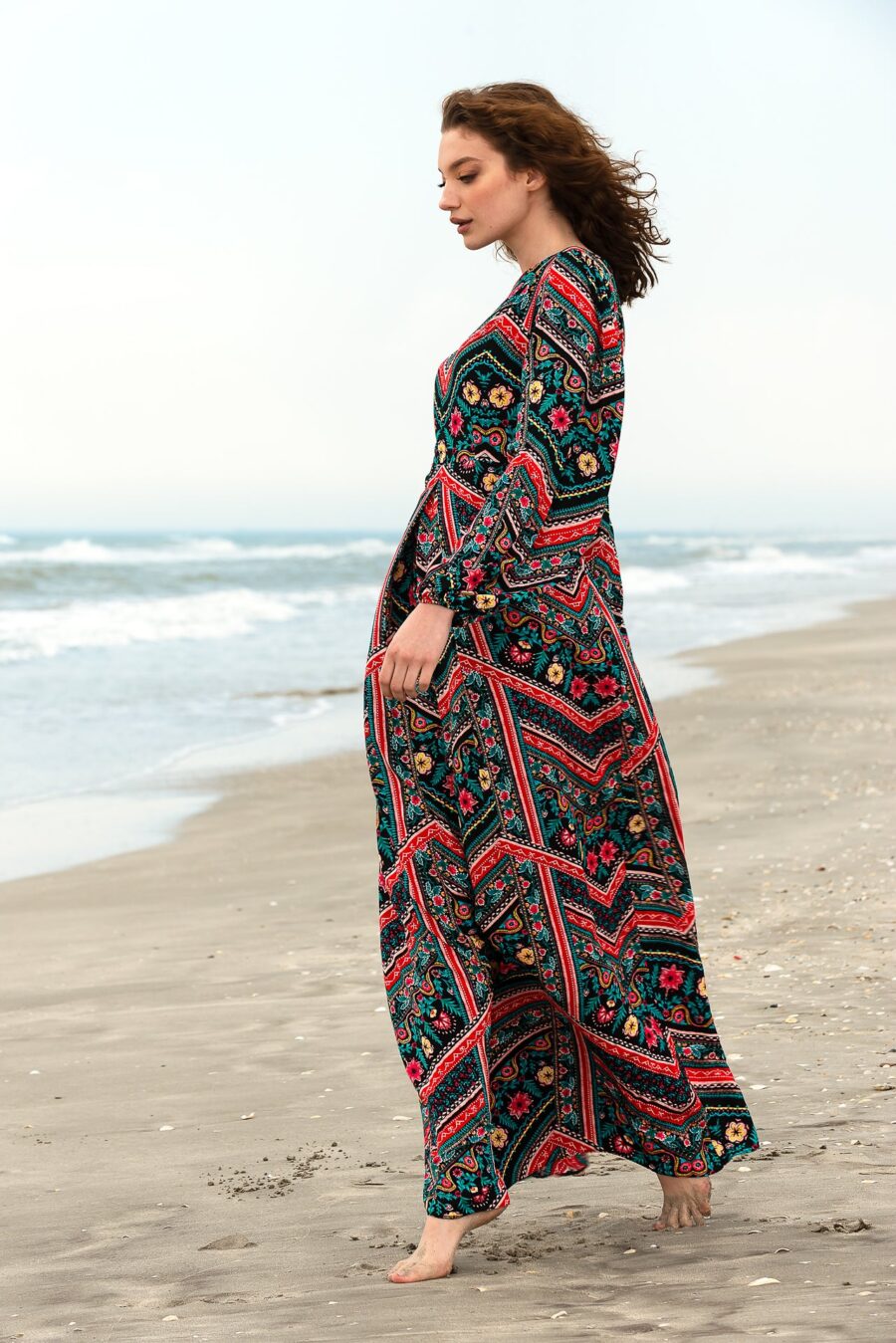 Rochie Lunga Zig Zag - IIANA