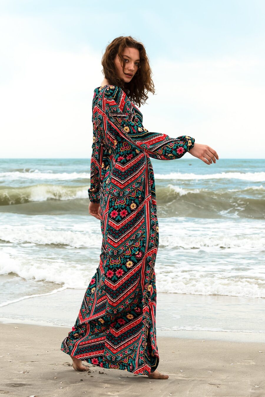 Rochie Lunga Zig Zag - IIANA