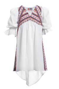 Rochita traditionala fetite Alba Agata 9 luni - 7 ani