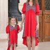 Rochita traditionala fetite Rosie Agata 8 - 15 ani - IIANA