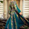 Rochie Statuara Verde cu Flori - IIANA