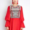 Pieptar cu Dichis Dama Tesut Cu Motive Florale si Geometrice Traditionale - IIANA