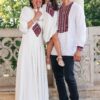 Rochita traditionala fetite Motiv Romb Arhaic 8-15 Ani - IIANA
