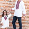 Rochita traditionala fetite Motiv Romb Arhaic 9 luni - 7 ani - IIANA