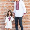 Rochita traditionala fetite Motiv Romb Arhaic 9 luni - 7 ani - IIANA