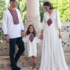 Rochita traditionala fetite Motiv Romb Arhaic 8-15 Ani - IIANA