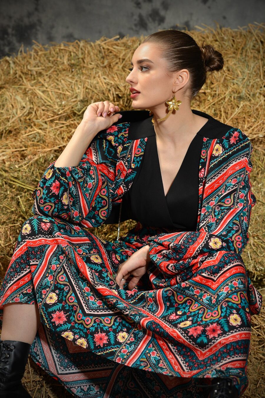 Rochie Lunga Boho Zig Zag - IIANA