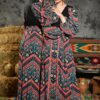 Rochie Lunga Boho Zig Zag - IIANA