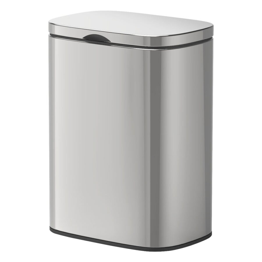 Coș de gunoi din inox Wenko Sare, argintiu