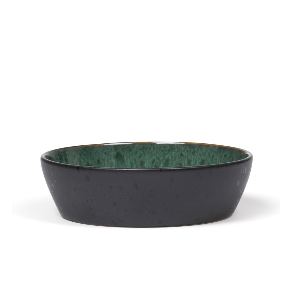 Exemplu din categoria Obiecte utile pentru casă: Bol mic verde/negru din gresie Gastro Green/Black – Bitz