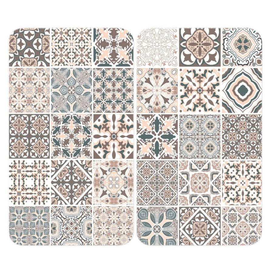 Set 2 protecții din sticlă pentru aragaz Wenko Universal Tile