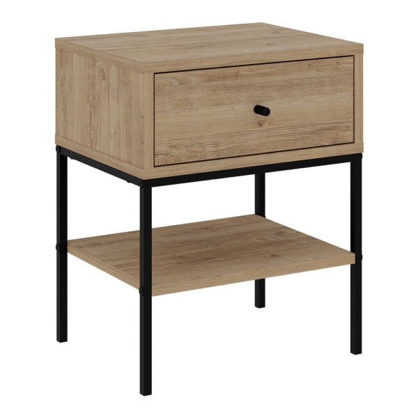 on1-import-11091-31eac9e988ca Noptieră în culoare naturală cu rafturi cu aspect de lemn de stejar Lisa – Marckeric