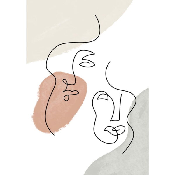 on1-import-11213-c0645f52f78f Poster 29x41 cm Two Faces – Veronika Boulová