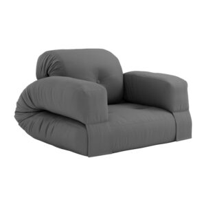 Scaun extensibil adecvat pentru exterior Karup Design Design OUTTM Hippo Dark Grey, gri închis