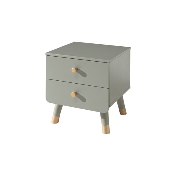 on1-import-11257-7a2f7e868a33 Noptieră din lemn de pin pentru camera copiilor Vipack Billy, verde măsliniu