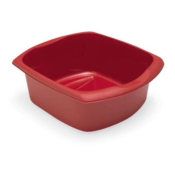 on1-import-11309-3c6dd86fd292 Lighean rectangular din plastic Addis, 38 x 32 x 14 cm, roșu cărămidă