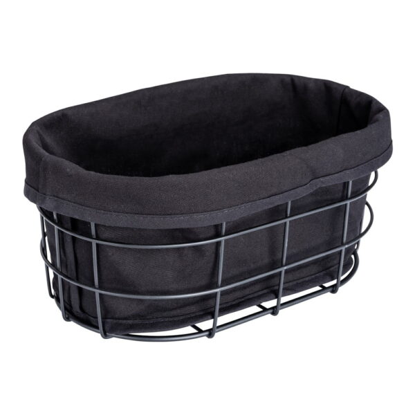 Suport cu inserție textilă pentru produse de patiserie Wenko Black Outdoor Kitchen Bela, negru