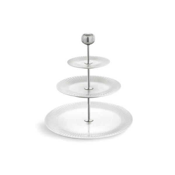 on1-import-11419-c5a2c7ece8d3 Etajeră din porțelan pe 3 nivele Kähler Design Hammershoi Etagere, ⌀ 28 cm, alb
