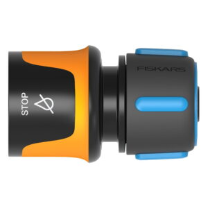 Conector de cuplare rapidă pentru sisteme de irigare Fiskars Comfort Stop