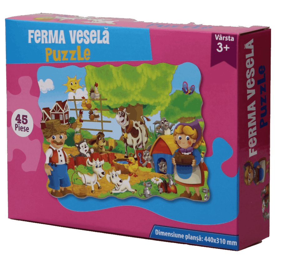 Puzzle Ferma Vesela 45 piese