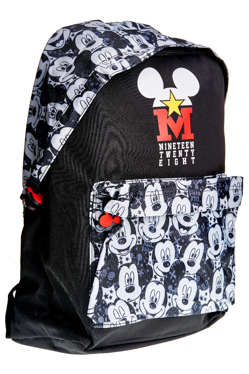 Rucsac gimnaziu 1 compartiment, 1 buzunar 42x30x14 cm Mickey