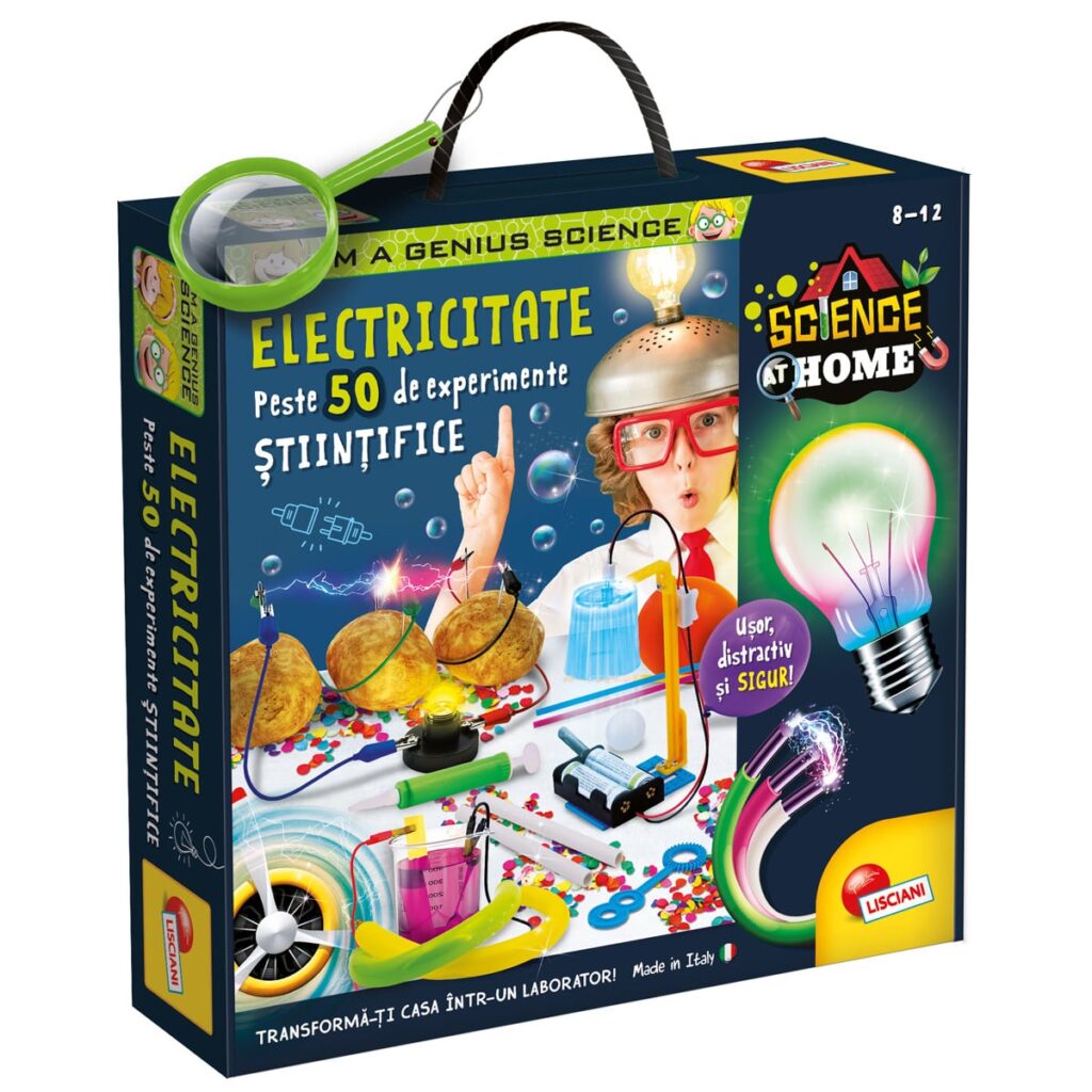 Exemplu din categoria Universul copiilor: Set de stiinta Lisciani, Electricitatea