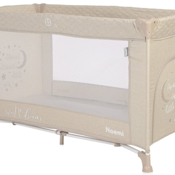 Patut pliabil Lorelli Noemi, 1 nivel, Fog Beige Star