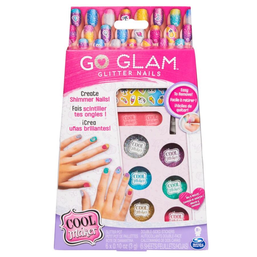 Set manichiura cu sclipici, Cool Maker, Go Glam Glitter Nails
