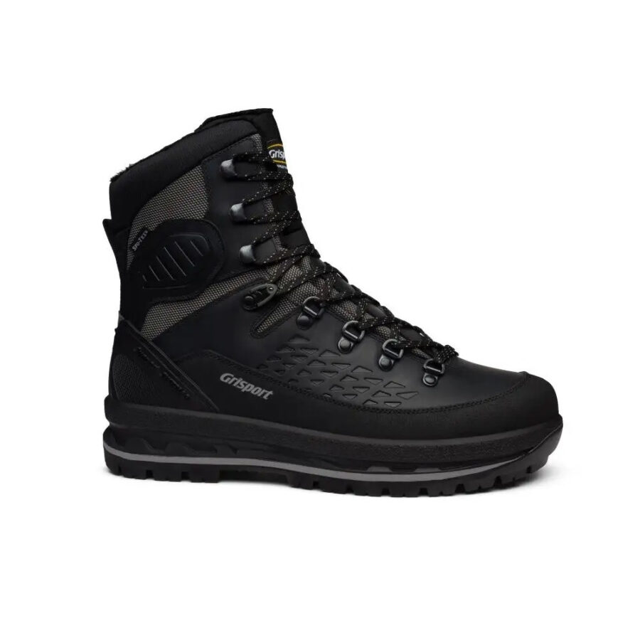 Grisport Northupite Bocanci de Iarnă Impermeabili Bărbați din Piele Negru - Black