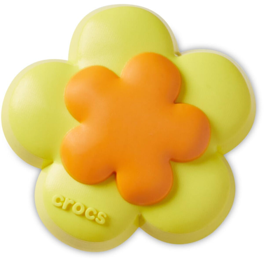 Jibbitz Crocs Yellow Double Flower