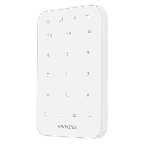 Exemplu din categoria Tastaturi efractie: Tastatura Wireless AX PRO 868Mhz – HIKVISION DS-PK1-E-WE