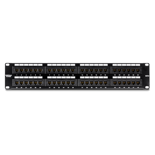 Patch Panel 48 x RJ45 UTP, Cat6 - TRENDnet TC-P48C6
