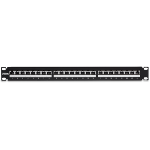 Patch Panel 24 x RJ45, Cat6a, Ecranat, 1U – TRENDnet TC-P24C6AS