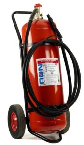 Stingător P50D cu pulbere pentru metale, 50 kg – clasa D