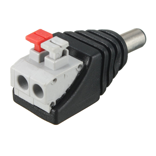Exemplu din categoria Conectica: Conector de alimentare tata, 12V, cu terminal rapid SDC-KAT