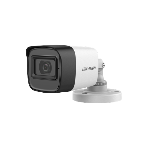Exemplu din categoria Camere supraveghere analog: Camera 2MP, lentila 2.8mm, IR 30m, AUDIO integrat – HIKVISION DS-2CE16D0T-ITFS-2.8mm