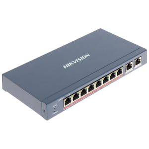 Switch 8 porturi PoE+, 2 porturi uplink – HIKVISION DS-3E0310HP-E