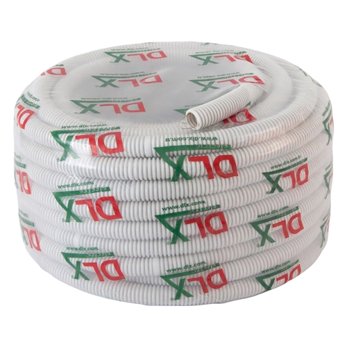 Tub flexibil (copex) D16, Halogen free, ignifug, cu fir tragere, rola 100 metri – DLX CRP-869-16