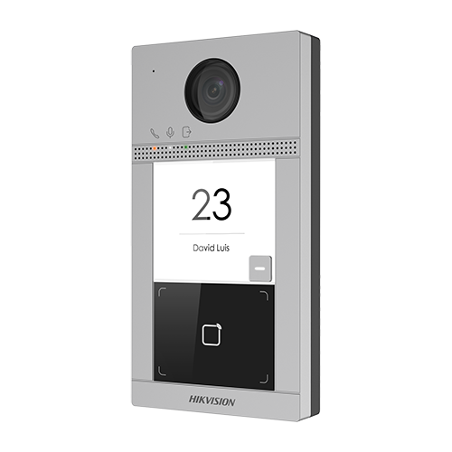 Panou exterior videointerfon TCP/IP pentru 1 familie, Wi-Fi 2.4GHz, control acces integrat – HIKVISION DS-KV8113-WME1