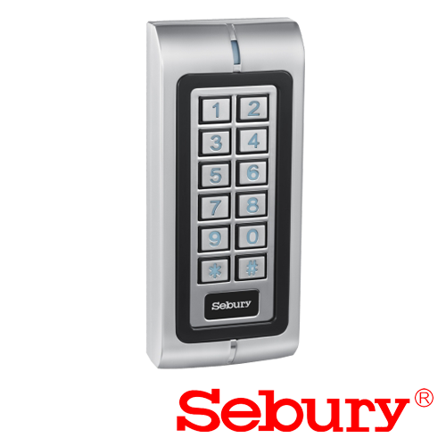 Cititor/Controler stand-alone cu tastatura si cititor card, antivandal – SEBURY SEB-W1-B