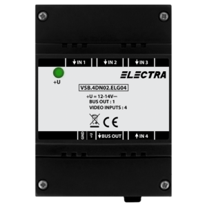 Doza selectie video, 4 intrari video SMART – ELECTRA VSB.4DN02.ELG04