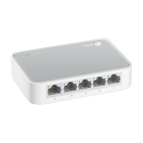 Switch L2, 5 x RJ45 10/100 Mbps, Unmanaged – TP-Link TL-SF1005D