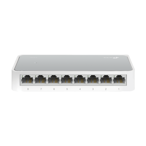 Switch L2, 8 x RJ45 10/100 Mbps, Unmanaged – TP-Link TL-SF1008D